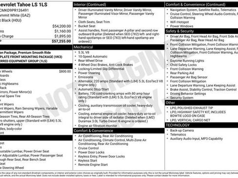 Used 2023 Chevrolet Tahoe LS image 1