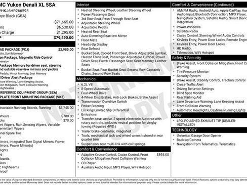 Used 2017 GMC Yukon XL Denali w/ Open Road Package image 2