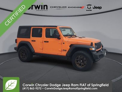 Certified 2025 Jeep Wrangler Unlimited Sport