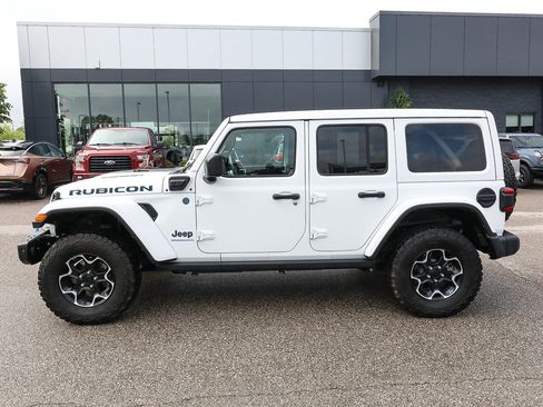 Used 2023 Jeep Wrangler Unlimited Rubicon 4xe w/ Steel Bumper Group AWD/4WD image 2