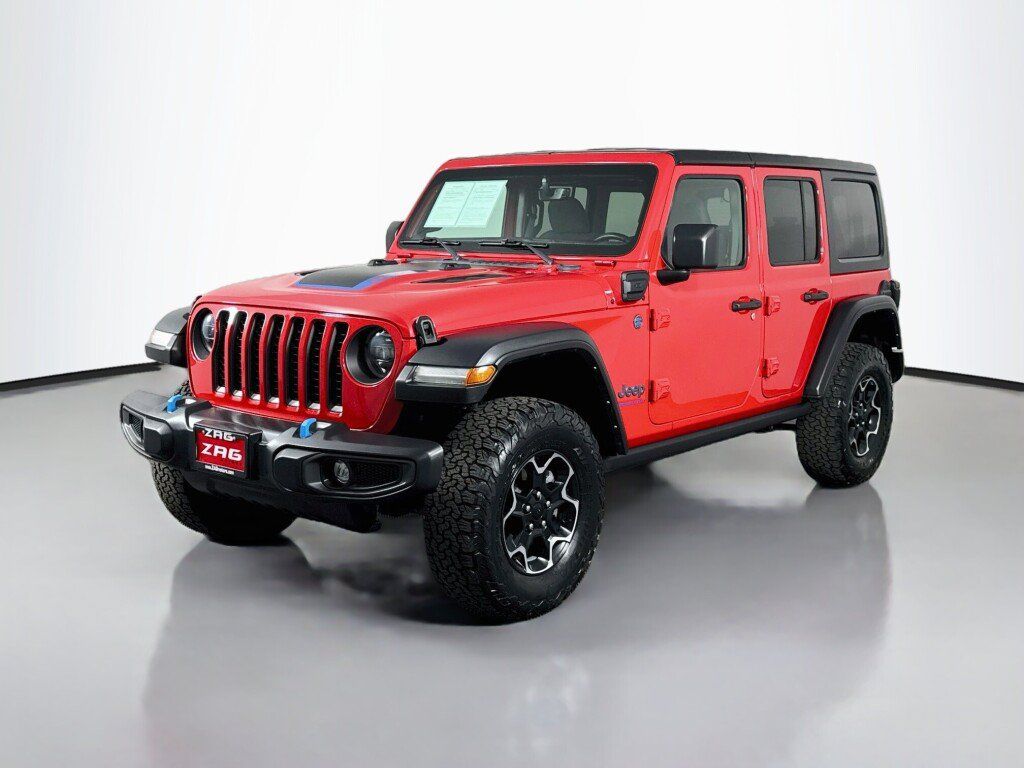 Used 2023 Jeep Wrangler Unlimited Rubicon 4xe w/ Safety Group AWD/4WD image 1