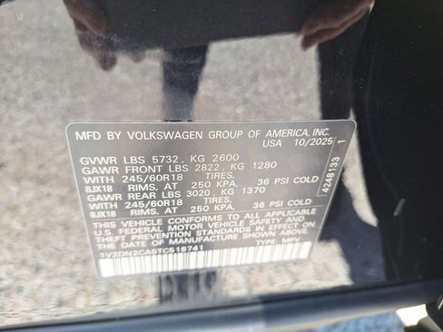 New 2026 Volkswagen Atlas SE image 27