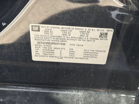 Used 2015 GMC Sierra 1500 SLT w/ SLT Crew Cab Value Package AWD/4WD image 6