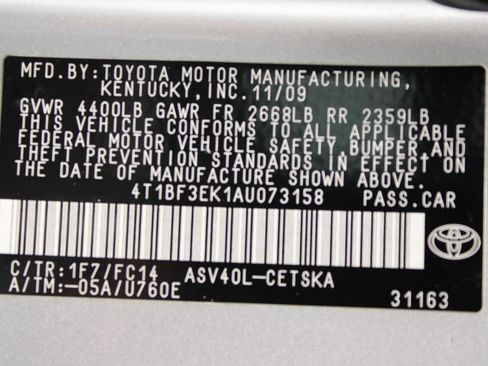 Used 2010 Toyota Camry SE image 80