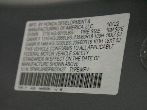 Used 2023 Honda Odyssey EX-L image 15