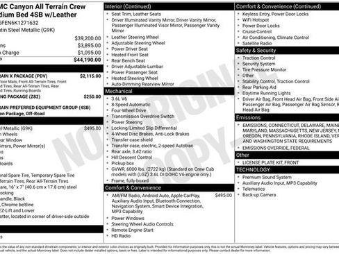 Used 2019 GMC Canyon All Terrain w/ All Terrain X Package image 4