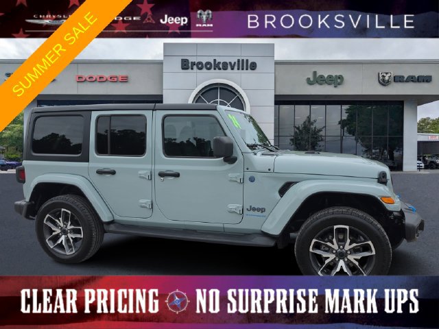 Certified 2024 Jeep Wrangler Unlimited w/ Convenience Group AWD/4WD image 1
