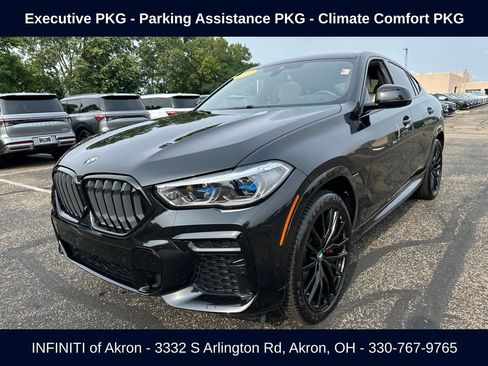 Used 2022 BMW X6 M50i w/ Executive Package AWD/4WD image 1