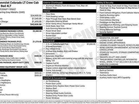 Used 2023 Chevrolet Colorado LT w/ LT Convenience Package II AWD/4WD image 34