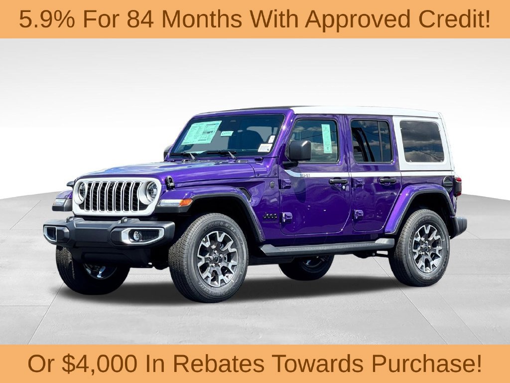 New 2026 Jeep Wrangler Unlimited Sahara w/ Whitecap Package AWD/4WD image 3