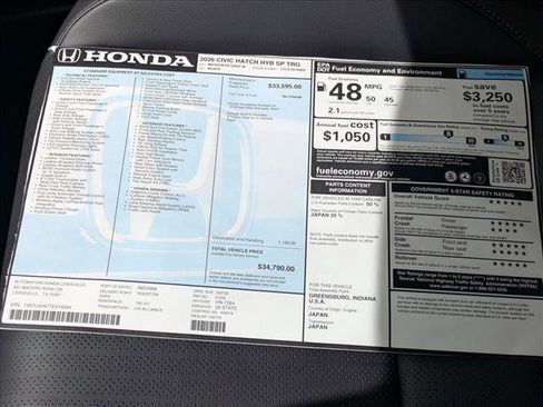 New 2026 Honda Civic Sport Touring image 18