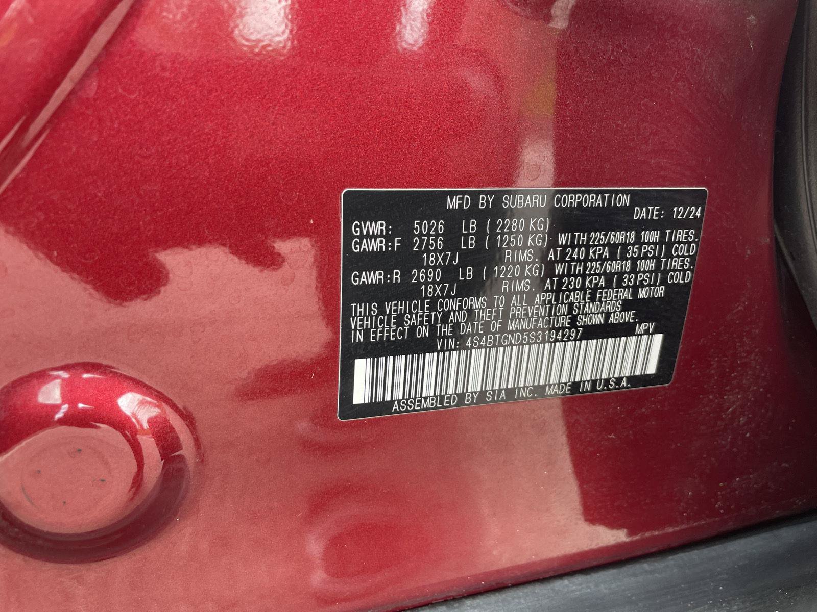Used 2025 Subaru Outback Limited XT AWD/4WD image 23