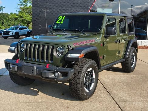 Used 2021 Jeep Wrangler Unlimited Rubicon w/ Steel Bumper Group AWD/4WD image 1