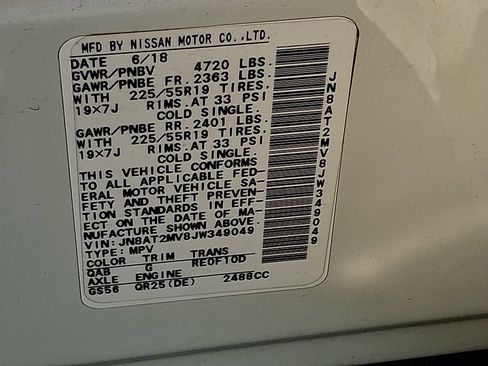 Used 2018 Nissan Rogue SL w/ Premium Package AWD/4WD image 29