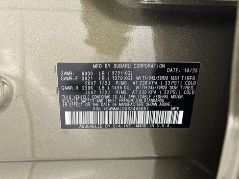 New 2025 Subaru Ascent Limited image 30