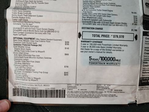 Used 2022 RAM 2500 Big Horn w/ Level C Equiment Group image 52