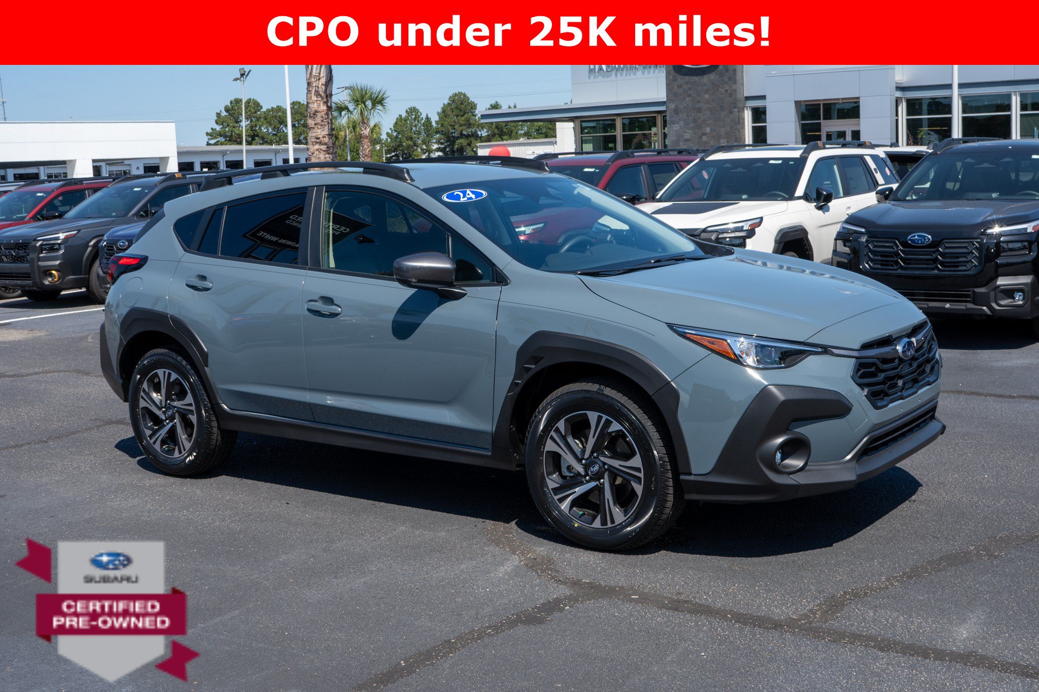 Certified 2024 Subaru Crosstrek 2.0i Premium w/ Crosstrek Mirror Package AWD/4WD image 1