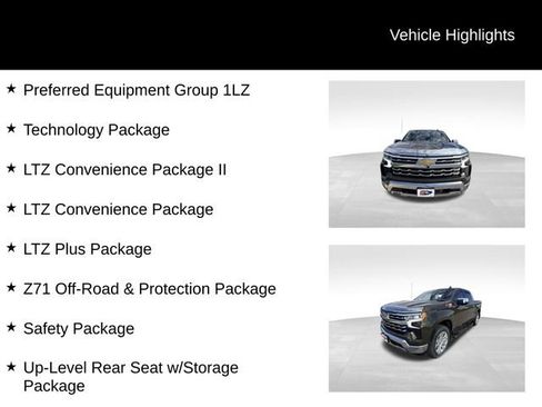 Used 2023 Chevrolet Silverado 1500 LTZ w/ Technology Package AWD/4WD image 13