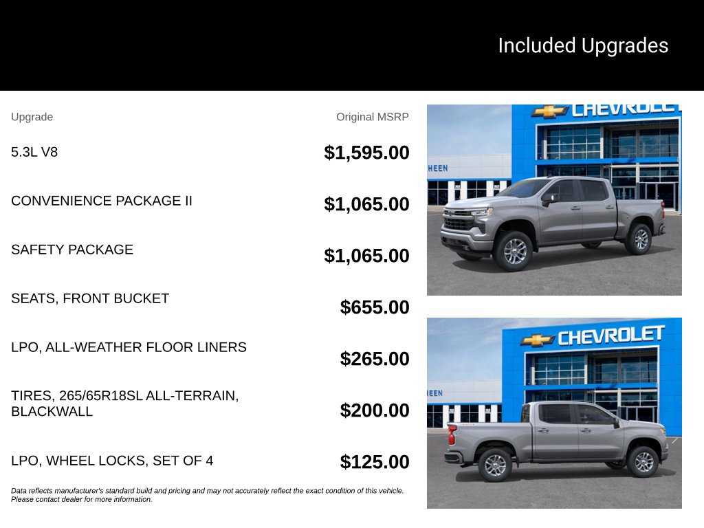 New 2026 Chevrolet Silverado 1500 RST w/ Safety Package AWD/4WD image 5