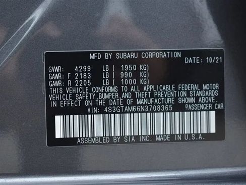 Used 2022 Subaru Impreza 2.0i Sport w/ Popular Package #3 AWD/4WD image 34