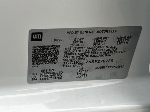 Used 2025 Chevrolet Silverado 2500 W/T w/ WT/CX Safety Package image 36