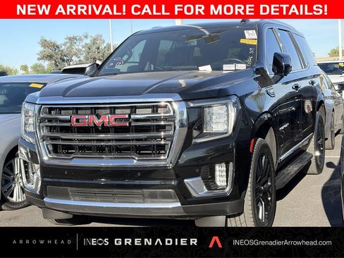 Used 2021 GMC Yukon SLT w/ Rear Media and Nav Package image 1