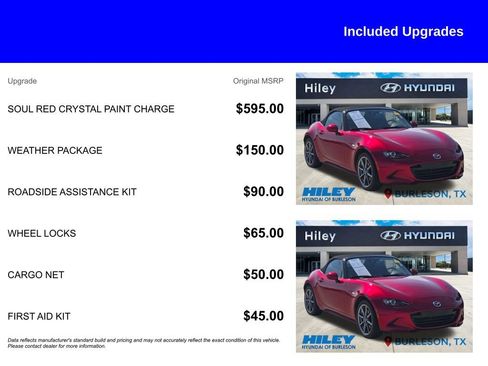 Used 2022 MAZDA MX-5 Miata Grand Touring w/ Weather Package RWD image 5