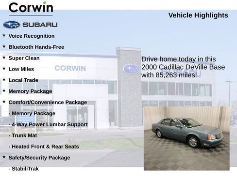 Used 2000 Cadillac De Ville w/ Comfort/Convenience Pkg image 6