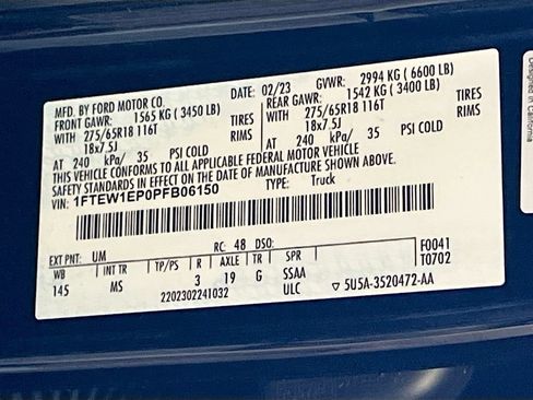 Used 2023 Ford F150 XLT w/ Equipment Group 302A High AWD/4WD image 33