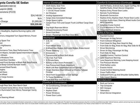 Used 2023 Toyota Corolla SE image 3