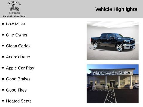 Used 2025 RAM 1500 Big Horn AWD/4WD image 14