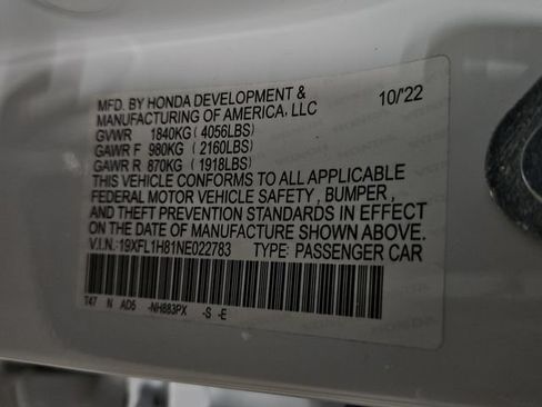 Used 2022 Honda Civic Sport Touring image 39