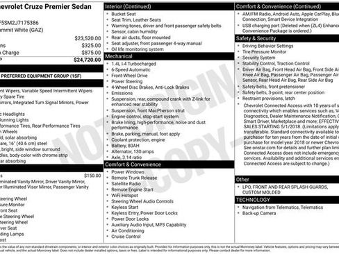 Used 2018 Chevrolet Cruze Premier image 24