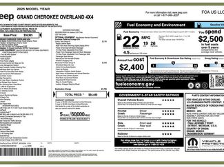 Used 2025 Jeep Grand Cherokee Overland w/ Adv Protech Group III AWD/4WD video 2