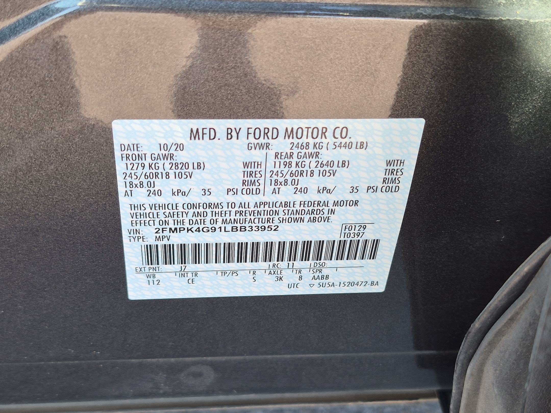Used 2020 Ford Edge SE AWD/4WD image 35