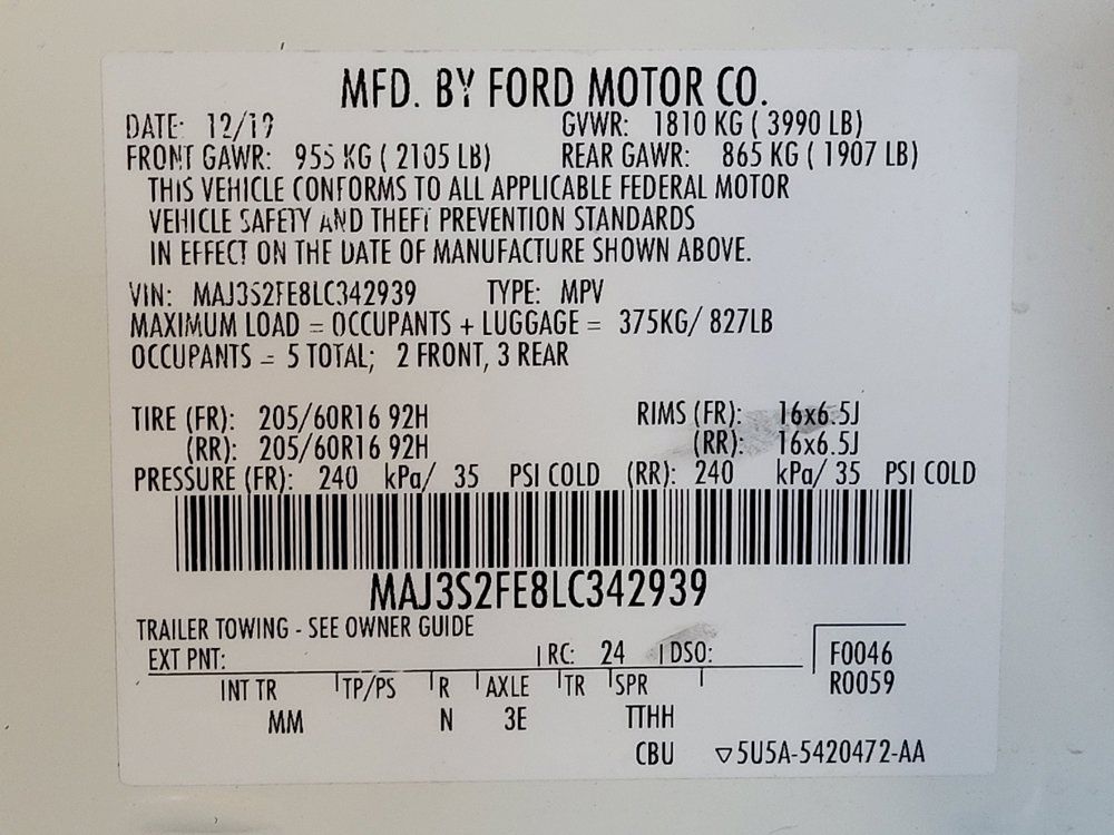 Used 2020 Ford EcoSport S FWD image 33