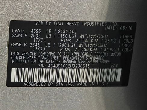 Used 2017 Subaru Outback 2.5i Premium AWD/4WD image 46