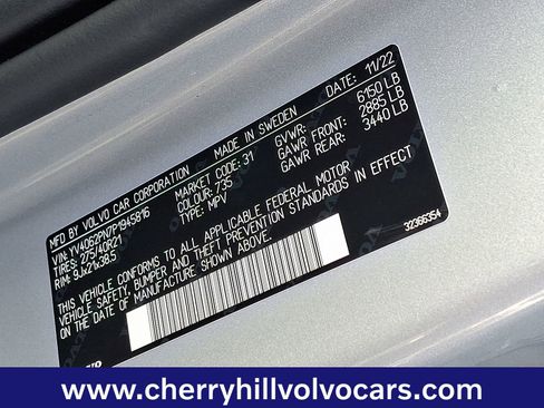 Certified 2023 Volvo XC90 B6 Plus w/ Protection Package Premier image 28