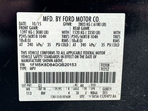 Used 2016 Ford Explorer XLT w/ Equipment Group 201A AWD/4WD image 29