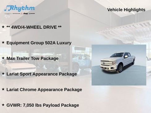 Used 2019 Ford F150 Lariat w/ Equipment Group 502A Luxury image 5