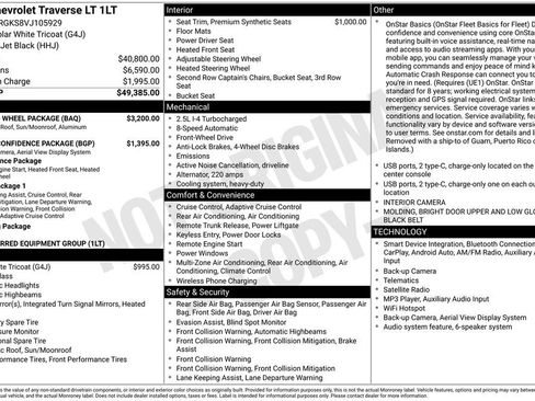 New 2027 Chevrolet Traverse LT w/ Sun and Wheel Package FWD image 28