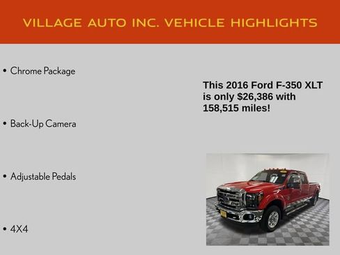 Used 2016 Ford F350 XLT w/ XLT Premium Package image 21
