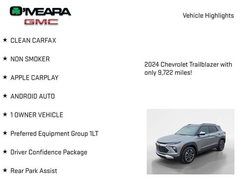 Used 2024 Chevrolet TrailBlazer LT w/ Driver Confidence Package image 7