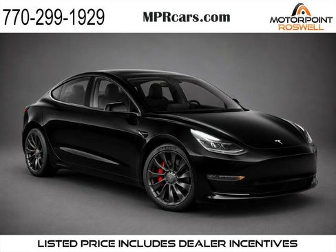 Used 2022 Tesla Model 3 Performance AWD/4WD image 1