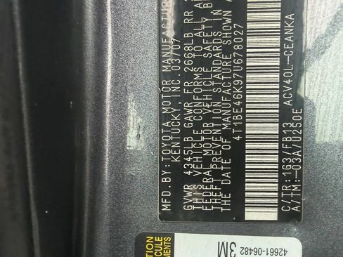 Used 2007 Toyota Camry SE FWD image 28