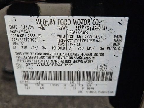 Certified 2025 Ford Maverick Lariat w/ Black Appearance Package AWD/4WD image 36