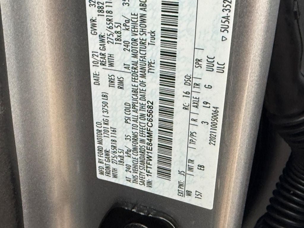 Used 2021 Ford F150 Lariat w/ Max Trailer Tow Package AWD/4WD image 24
