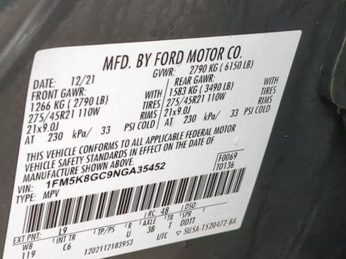 Used 2022 Ford Explorer ST w/ Equipment Group 401A image 34