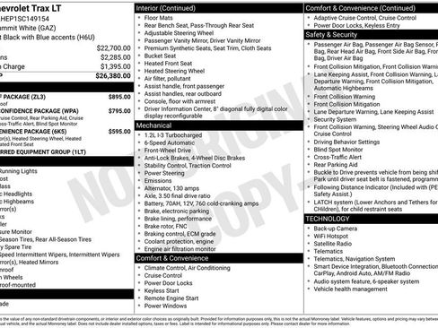 Used 2025 Chevrolet Trax LT w/ Sunroof Package FWD image 20