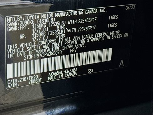 Used 2023 Toyota RAV4 LE AWD/4WD image 16